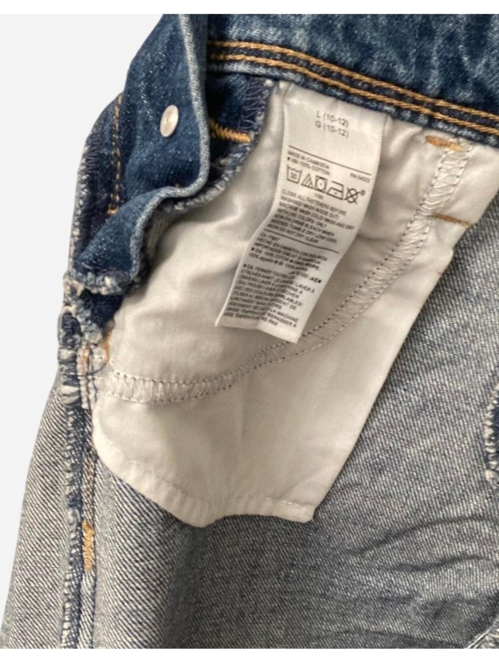 Pre-owned Old Navy Denim Short Overalls in Blue - Picture 4 of 5